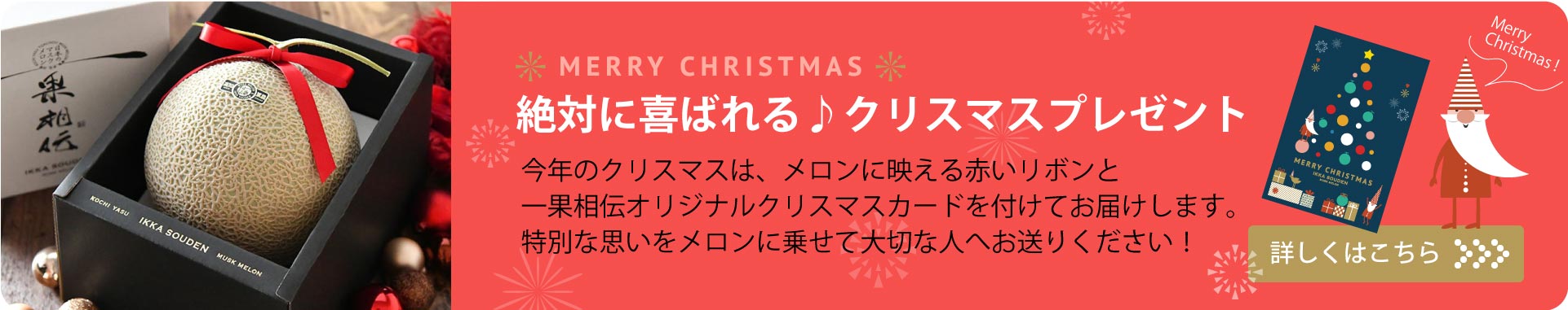クリスマスメロン！