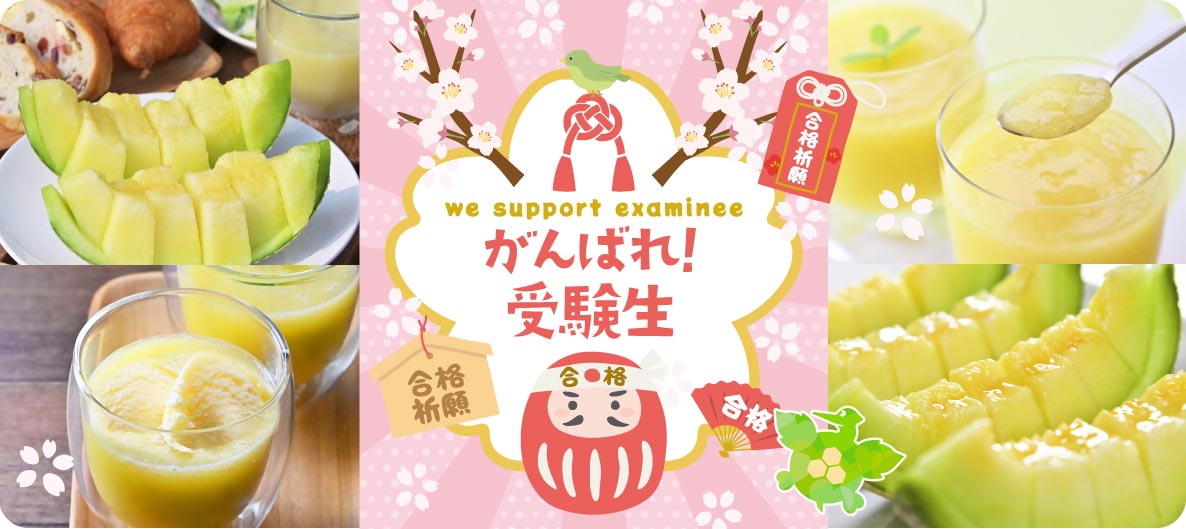 合格祈願メロン