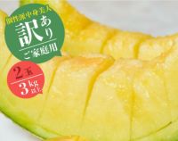 【個性派中身美人】マスクメロン2玉3.0kg以上