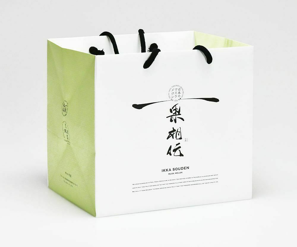 手提げ袋　白