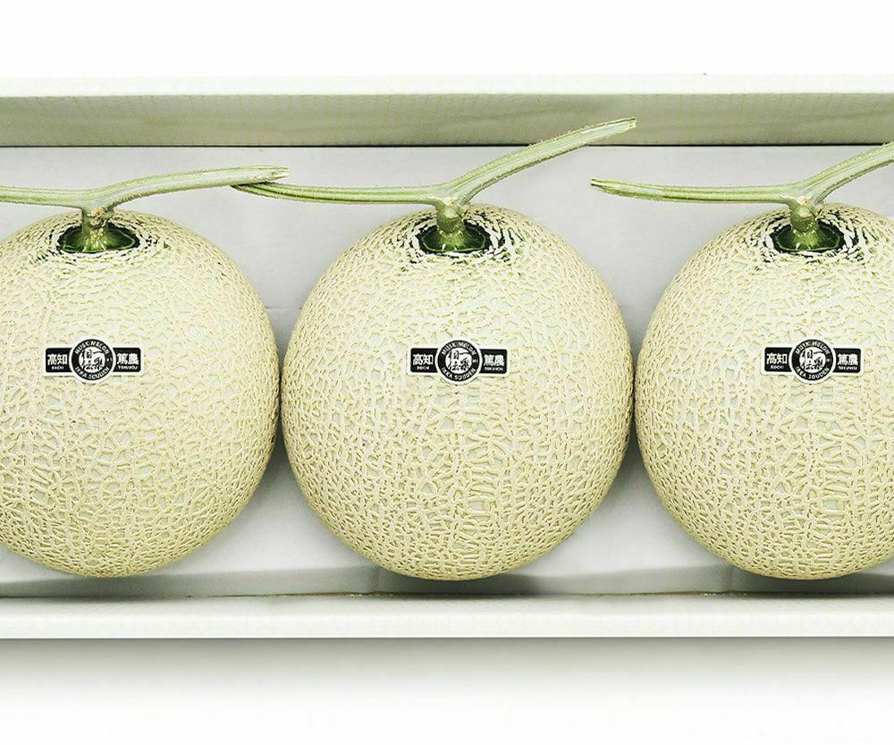 【良品】マスクメロン3玉箱入り
