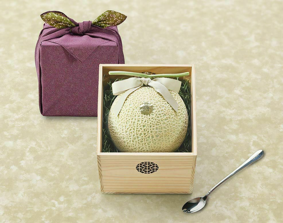 【想】長寿のお祝いマスクメロン1玉［箱裏印字］