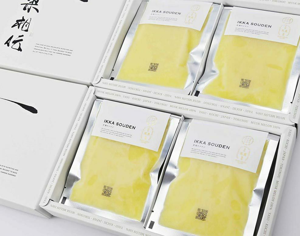 出産祝い 完熟マスクメロンピューレ【2箱】