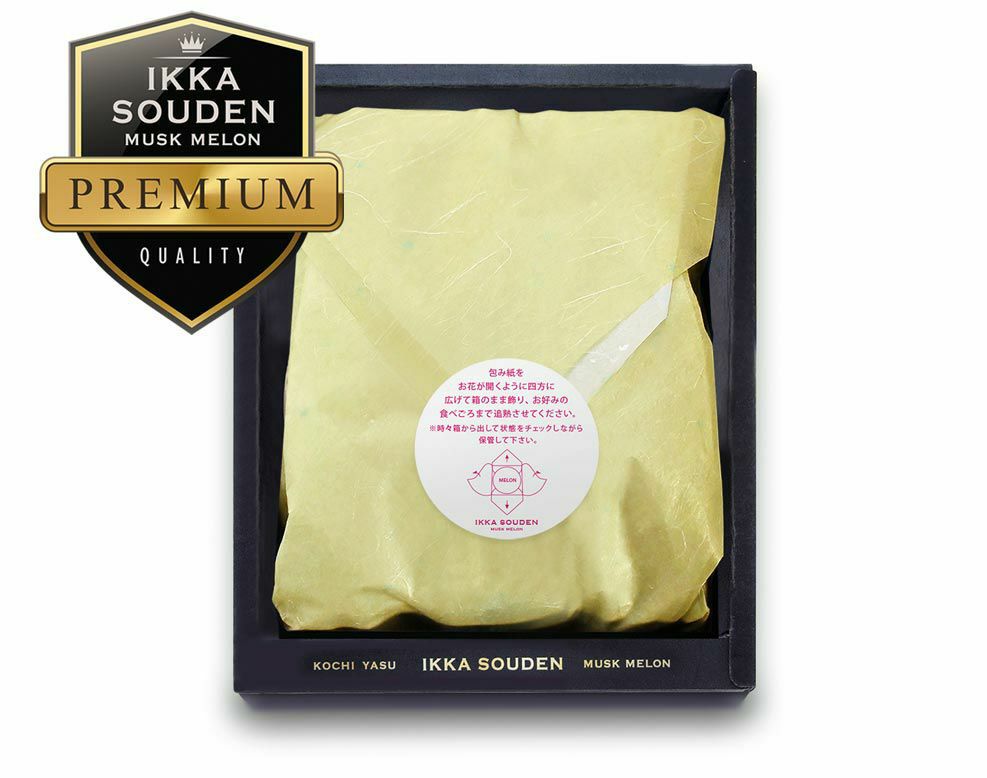 【特選】合格祈願 花包みマスクメロン1玉1.6kg以上